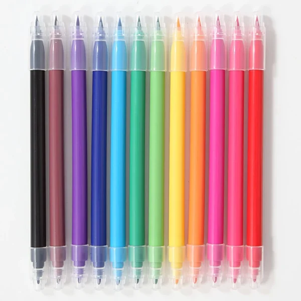 242e170d21a548beb8c96fa23ce5db2b.webp Hexagonal Water based Twin Pen 12 Colour Set with Case
