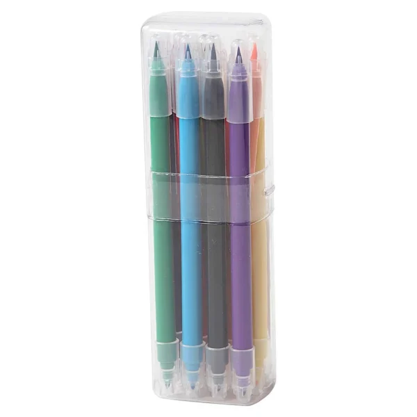 924013ebc83717086008b639250e5992.webp Hexagonal Water based Twin Pen 12 Colour Set with Case