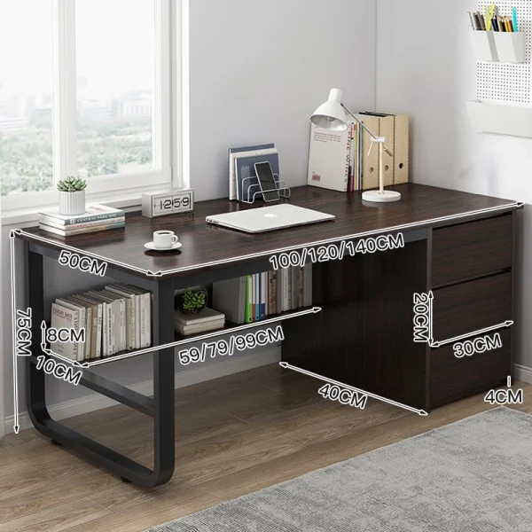 Rectangular Computer Desk