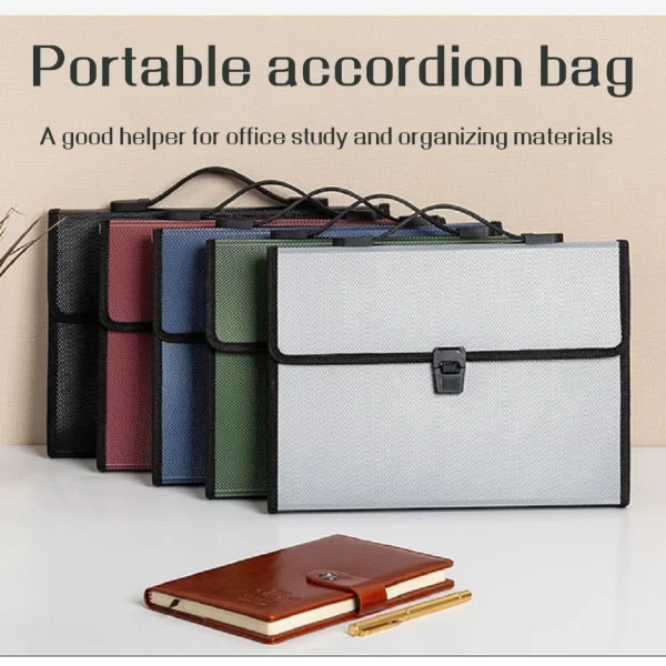Random A4 Expanding File Folder Accordion Bag