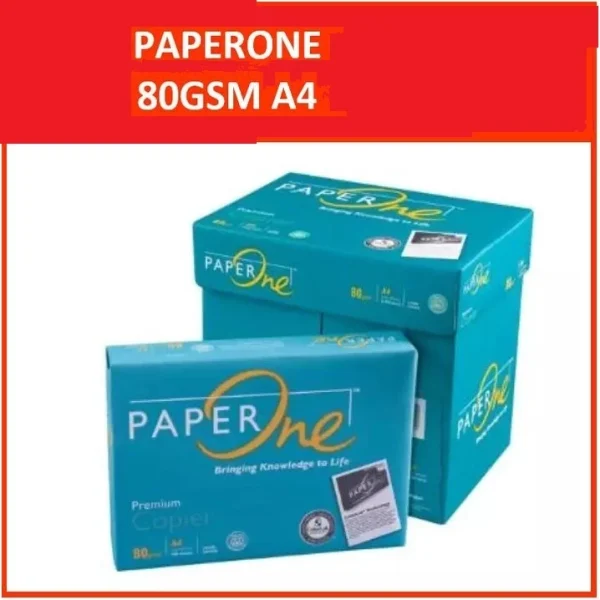 PAPER ONE A4 80gsm 500sheets Copier Paper 1 Box