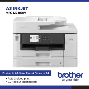 Brother MFC-J2740DW A3 4-in-1 Wi-Fi Color Printer Auto Duplex for Home & Office