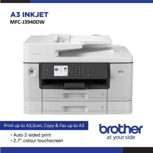 Brother MFC-J3940DW A3 4-in-1 Wi-Fi Color Printer Auto Duplex for Office & Business