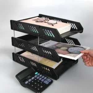 3 Tier Document Tray Desk Organizer
