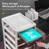 Wheeled Drawer Cabinet A4 File Storage