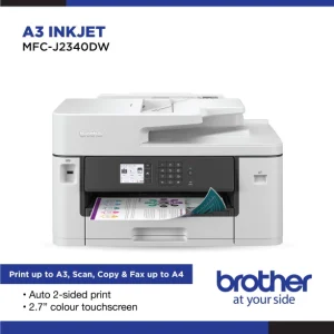 Brother MFC-J2340DW A3 4-in-1 Wi-Fi Color Printer Auto Duplex for Home & Office