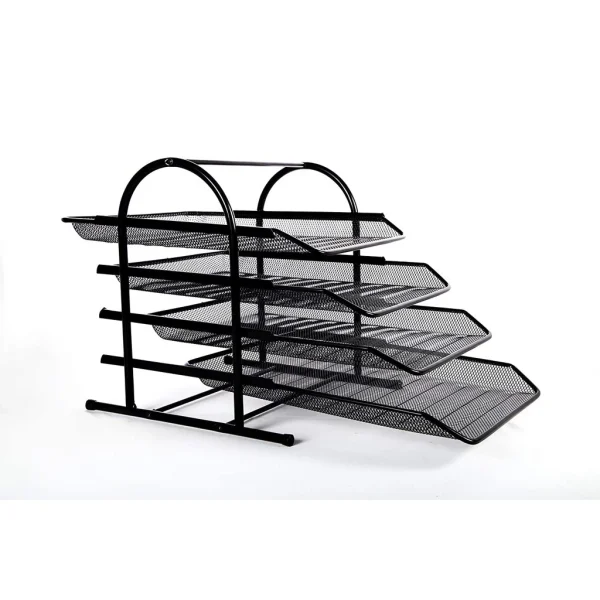 sg-11134201-7rdw7-mdffg4c6fwux2d.webp iDECO 4 Tier Mesh Document Letter Tray L29cm W28.3cm H30cm