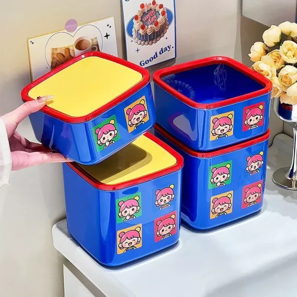 Desktop Stationery Storage Box Compartment